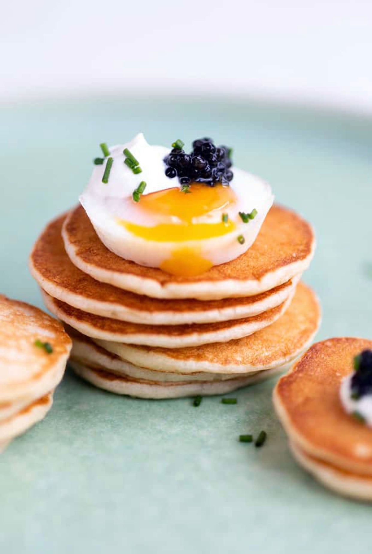 Perfect bite size blinis