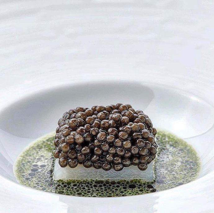 Halibut with Osetra Caviar &amp; Beurre Blanc