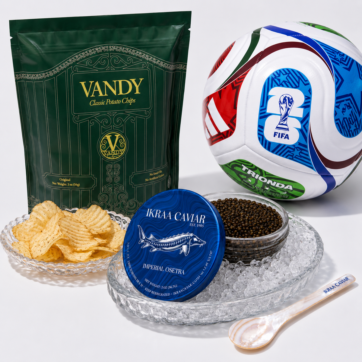 Imperial Osetra Caviar Game Day Set | IKRAA CAVIAR