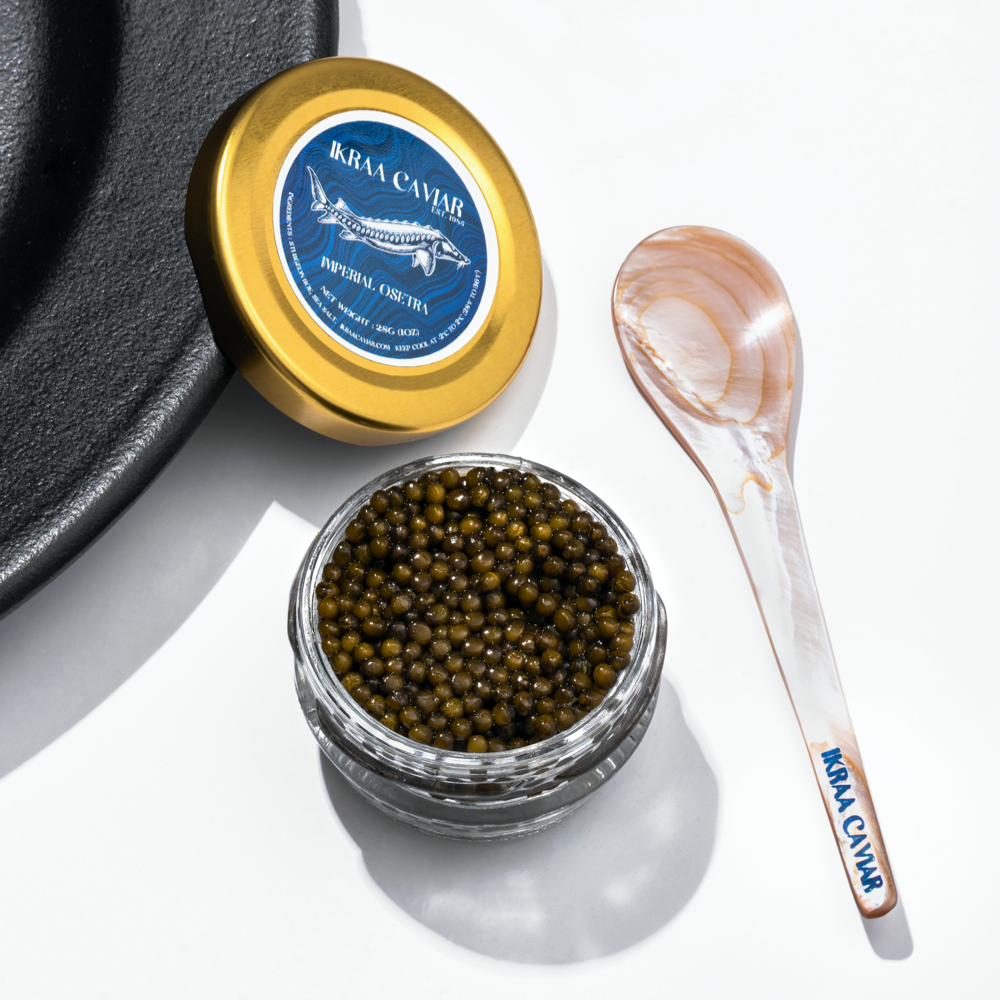 Buy Imperial Osetra® Sturgeon Caviar | IKRAA Premium